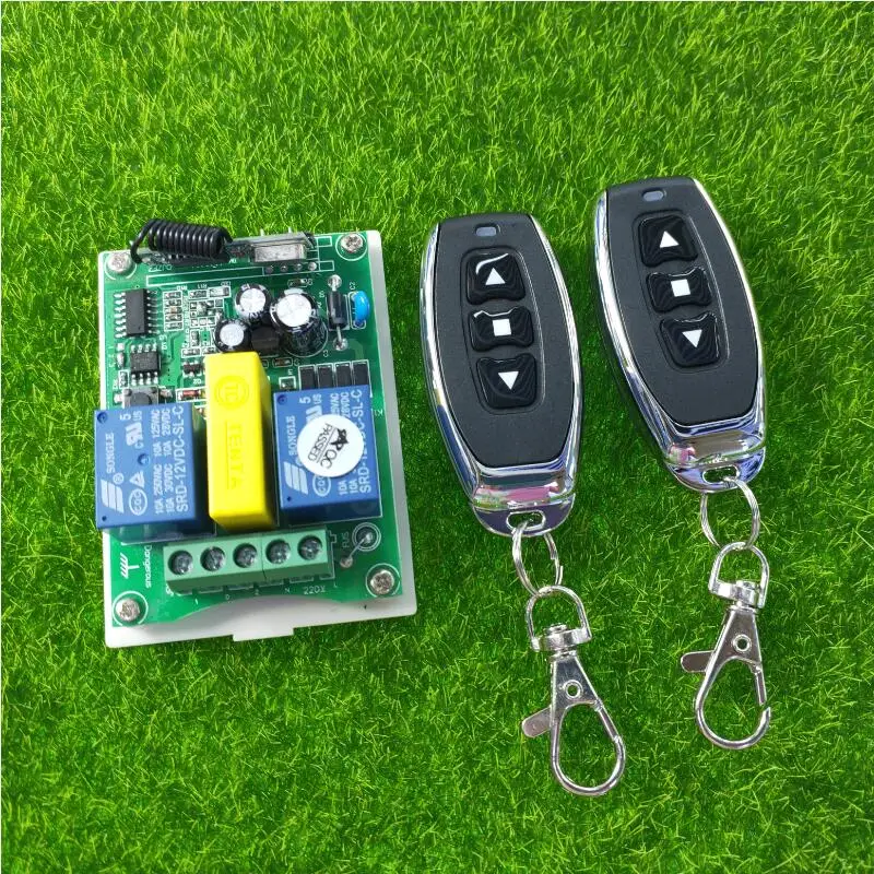 

433mhz AC 220V Wireless Remote Control Switch receiver transmitter Tubular ac motor Garage door /shutter