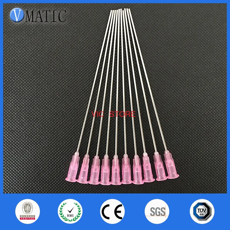 

Free Shipping Quality 18G Blunt Tip Needle 10cm For Liquid Dispenser Adhesive Glue Ink Refilling 100mm Length Dispensing Needles
