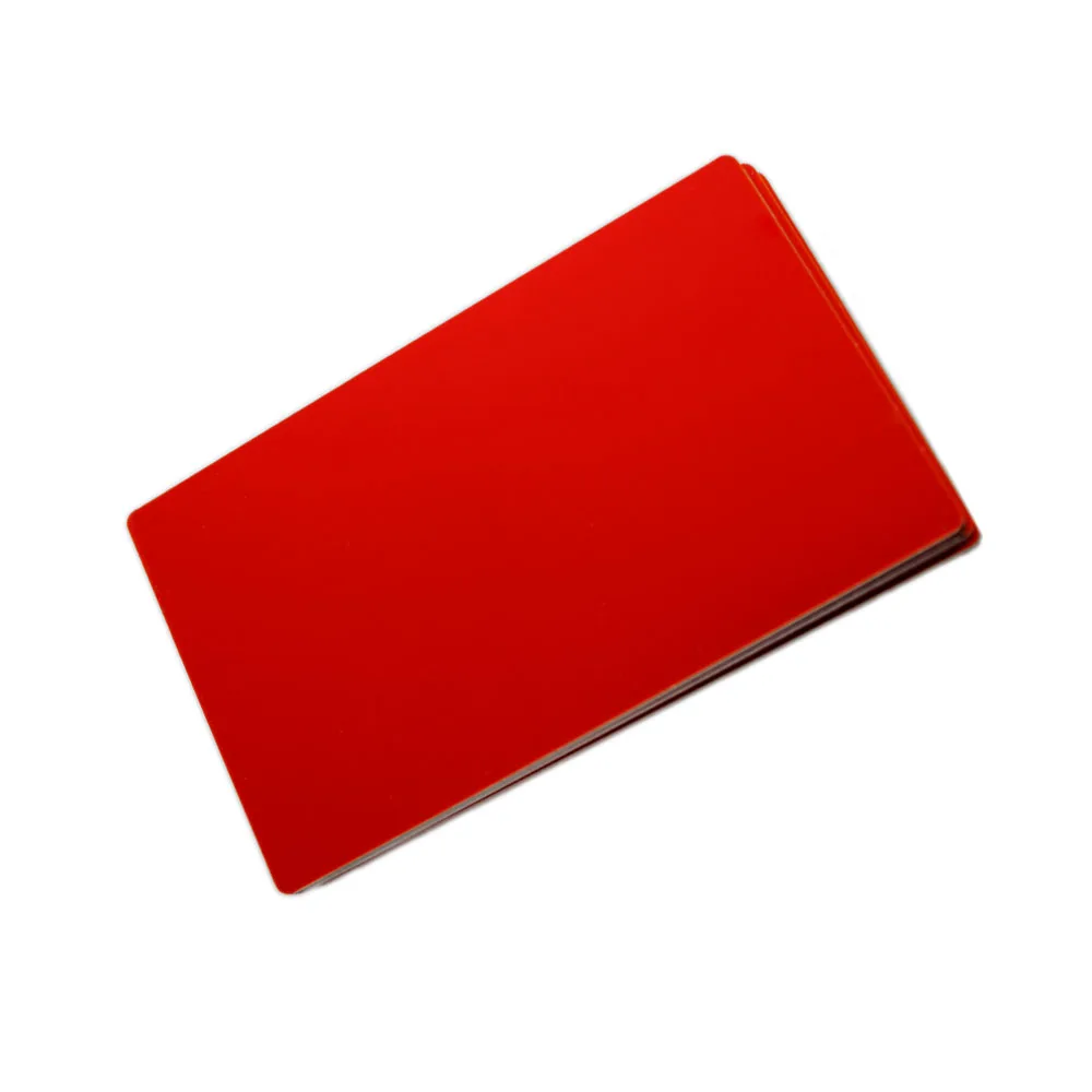 10 Pcs Blank Metal Card 100x60x1mm Anodized Aluminum Plate for DIY Laser Printing Engraving