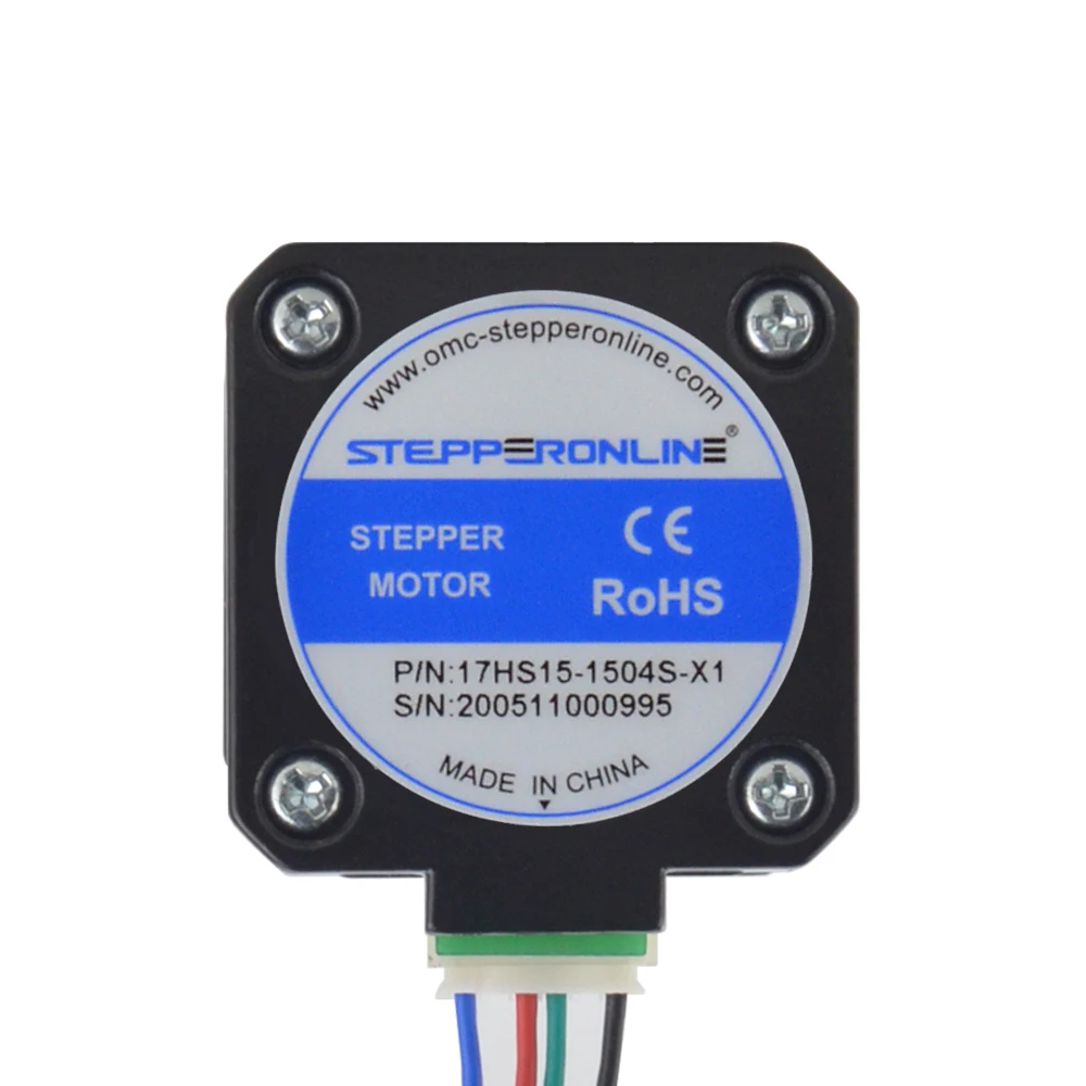 STEPPERERONLINE 3PCS Nema 17 Stepper Motor 39mm 42motor 17hs4401 45Ncm(63.74oz.in) 1.5A Step Motor 4-lead for CNC 3D Printer