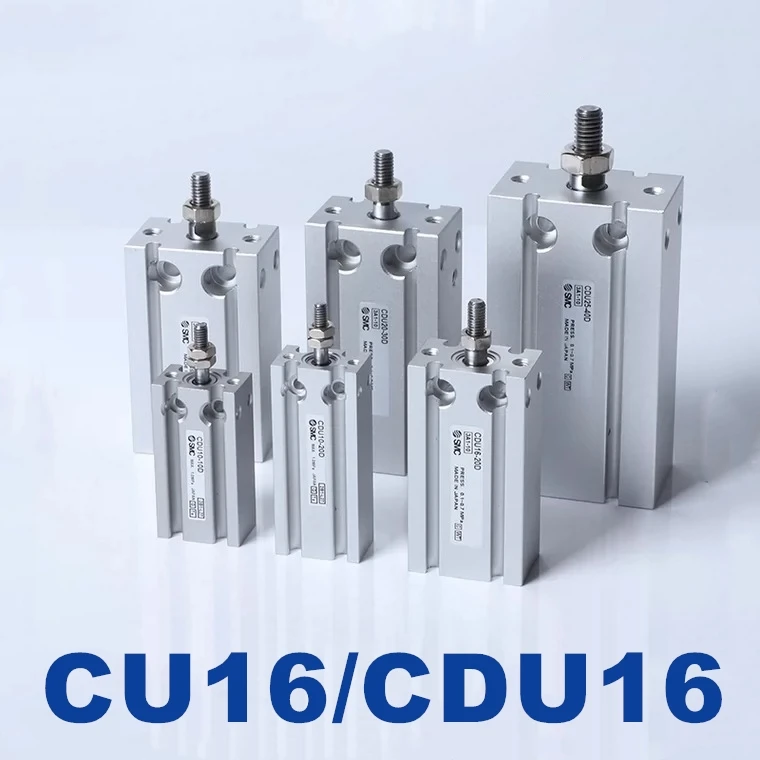 CU CU16 CDU16 Free Mount Cylinder CDU16-5D CDU16-10D CDU16-15D CDU16-20D CDU16-25D CDU16-30D Double Acting Single Rod SMC