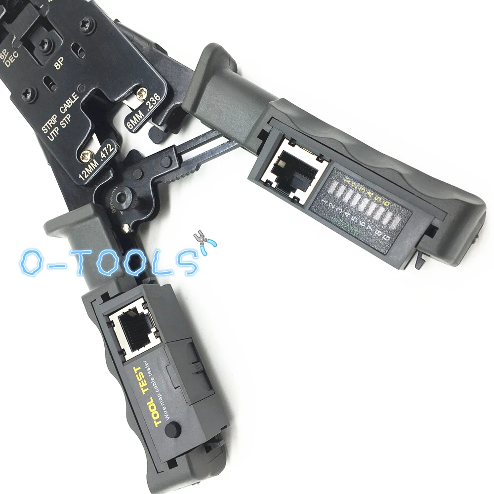 متعددة الوظائف شبكة العقص ذو طيات RJ45 LAN كابل المكشكش كماشة متجرد كابل تستر 6P/8P سلك القاطع أداة أدوات الاختبار