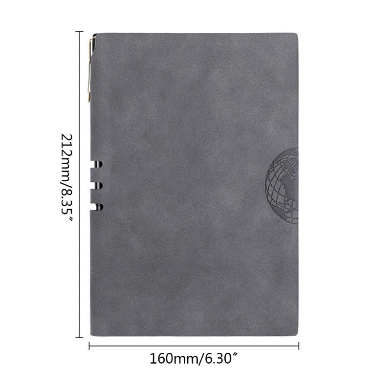 PU Leather A5 Notebook Notepad Diary Business Journal Planner Agenda Organizer Note Book Office School Supplies