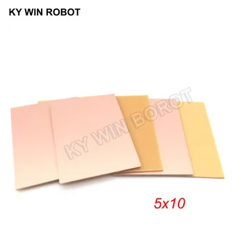 5 Stück PF PCB 5 x 10 cm einseitig kupferkaschierte Platte DIY PCB Kit Laminat Platine 5 x 10 cm 50 x 100 x 1,5 mm