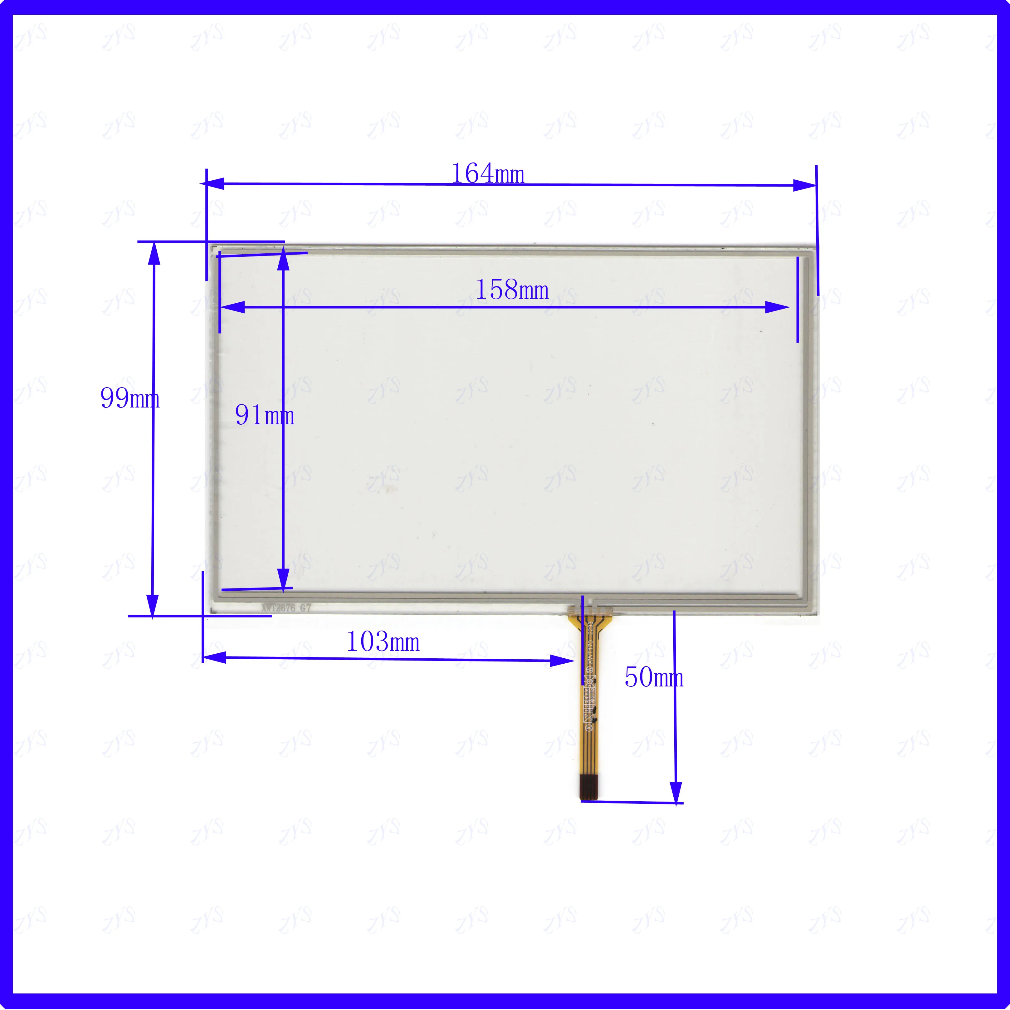 

XWT2676 4Wire Resistive TouchScreen XWT 2676 for Industrial control general 164*99mm