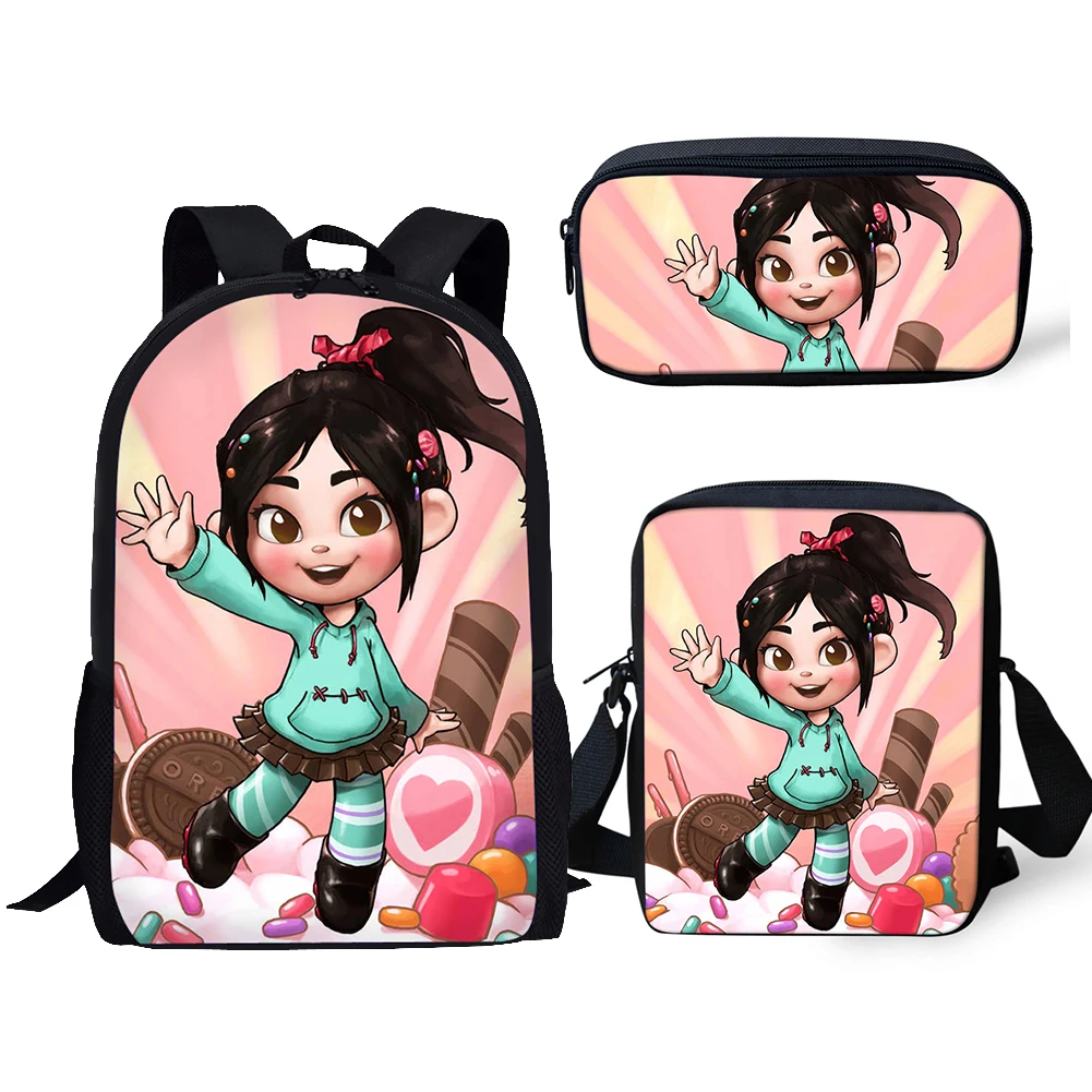 New 2021 Children Cartoon School Bags Set Travel Backpacks Anime Print School Backpack Teenager Schoolbag Custom Mochila Escolar