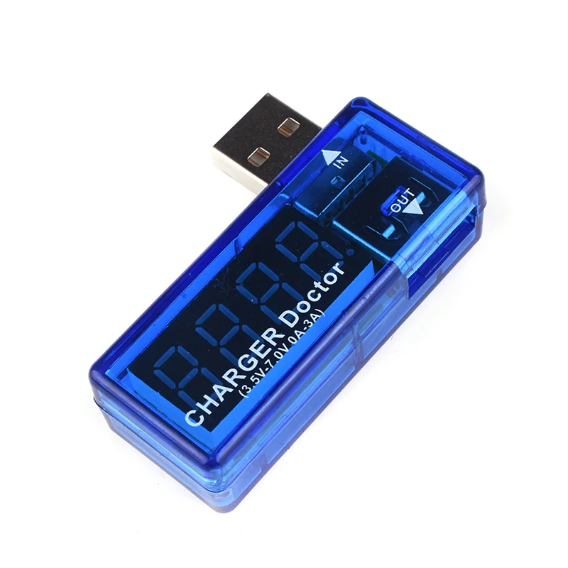 Woltomierz USB Amperomierz Tester napięcia prądu Cyfrowy wyświetlacz LCD Tester pojemności akumulatora Pomiar Wskaźnik ładowania USB