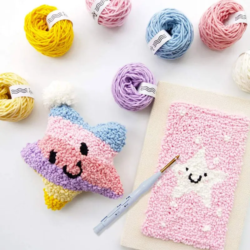1Pcs Monks Cloth For DIY Embroidery Needlework Fabric Sewing Punch Needle Embroidery Accessory  Monk\'s Cloth  for punch