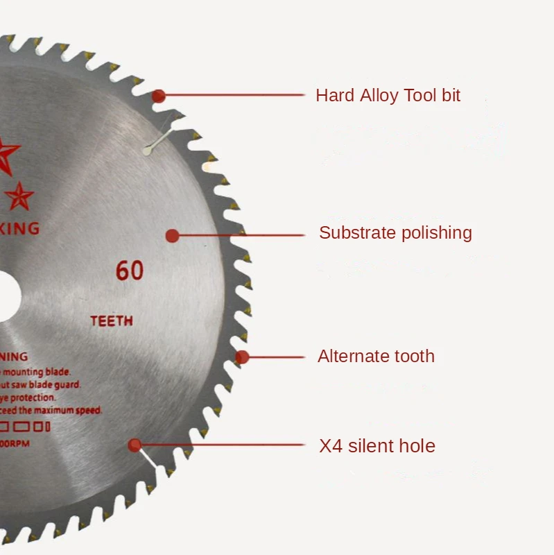 4/7/9/10 Inch Circular Circular Saw Blade Woodworking Angle Grinder Cutting Blade Carbide Tipped Wood Cutting Disc Tool