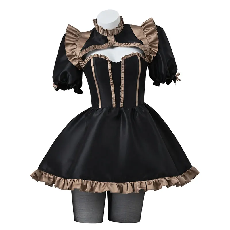 COSLEE Fate/Grand Order FGO Ishtar Astarte Space Ishtar Maid Uniform Dress Cosplay Costume Halloween Carnival Party Role Play