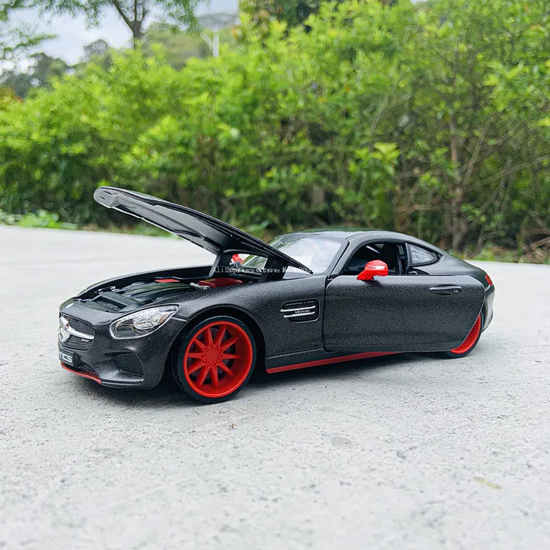 Maisto 1:24 Mercedes-Benz SLS AMG ROADSTER Simulation Alloy Car Die-casting Model Crafts Decoration Collection Toy Tool Gift