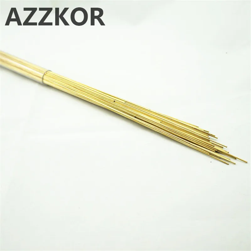 Multi Hole Brass Copper Tube For Edm Drilling Machine Wire Cutting Accessories Slow Running Electrode Consumables 1.2mmx400