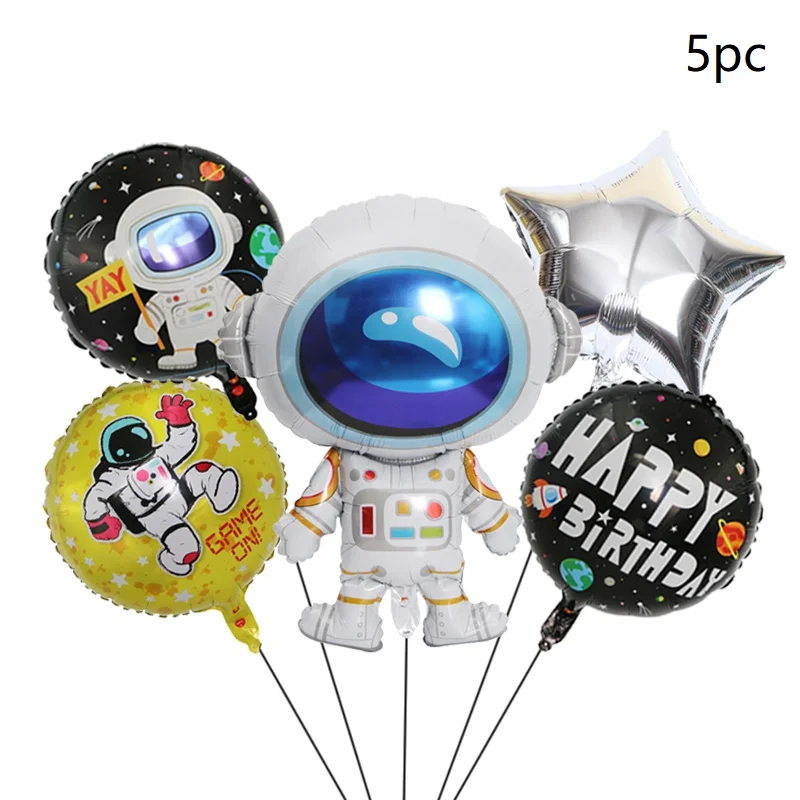 Lo Spazio esterno Del Partito Astronauta palloncini Astronauta Rocket Aereo Decorazioni della Festa di Compleanno Per Bambini giocattolo PER LA LUNA