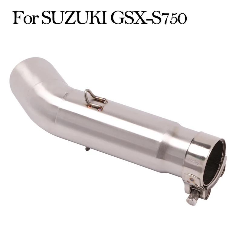 

Slip on Motorcycle Exhaust Mid connection Stainless Steel Middle Link pipe Escape Muffler For SUZUKI GSX-S750 2018 2019 Years