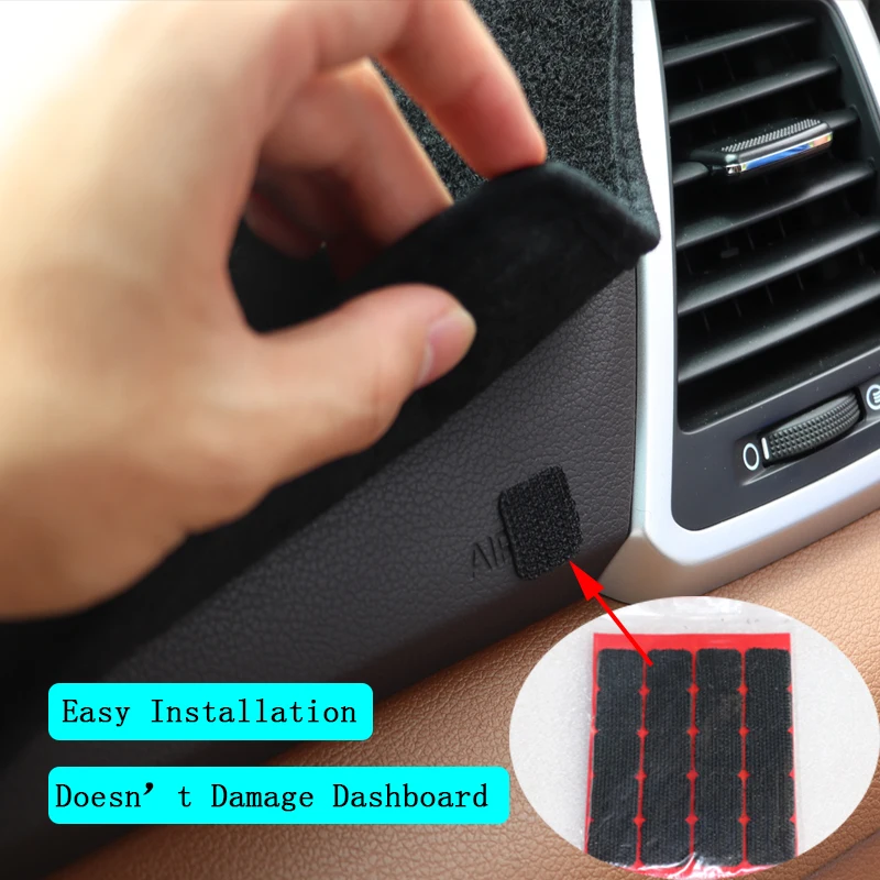 For JAC T6 T8 2016 2017 2018 Dashboard Cover Sun Shade  Dash Mat Pad Carpet Car Stickers Interior Accessories