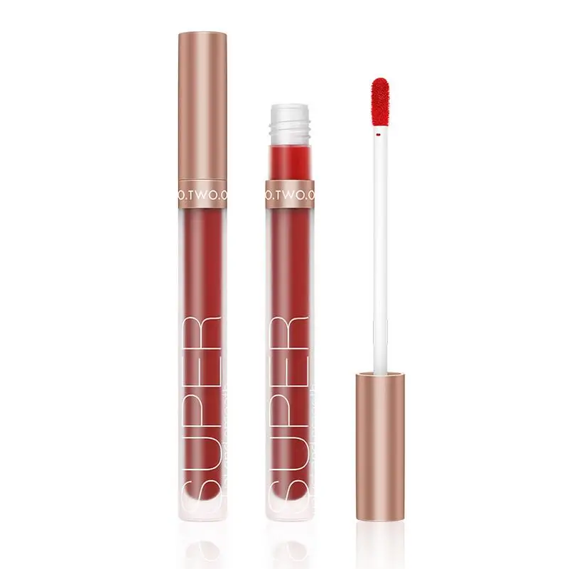 

Matte Velvet Liquid Lipstick Waterproof Rich Color Long Lasting Lips Makeup Lightweight Lip Gloss 12 Color T1512