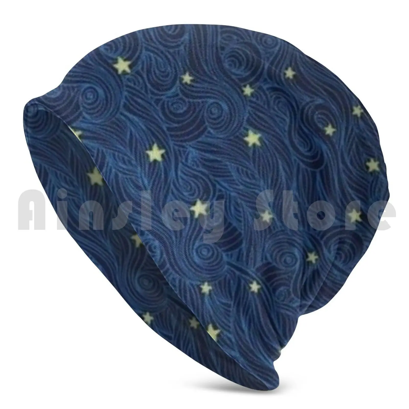 Stars Design Beanies Knit Hat Hip Hop Stars Starry Night Star Star Backpack Backpack Star Star Timothee