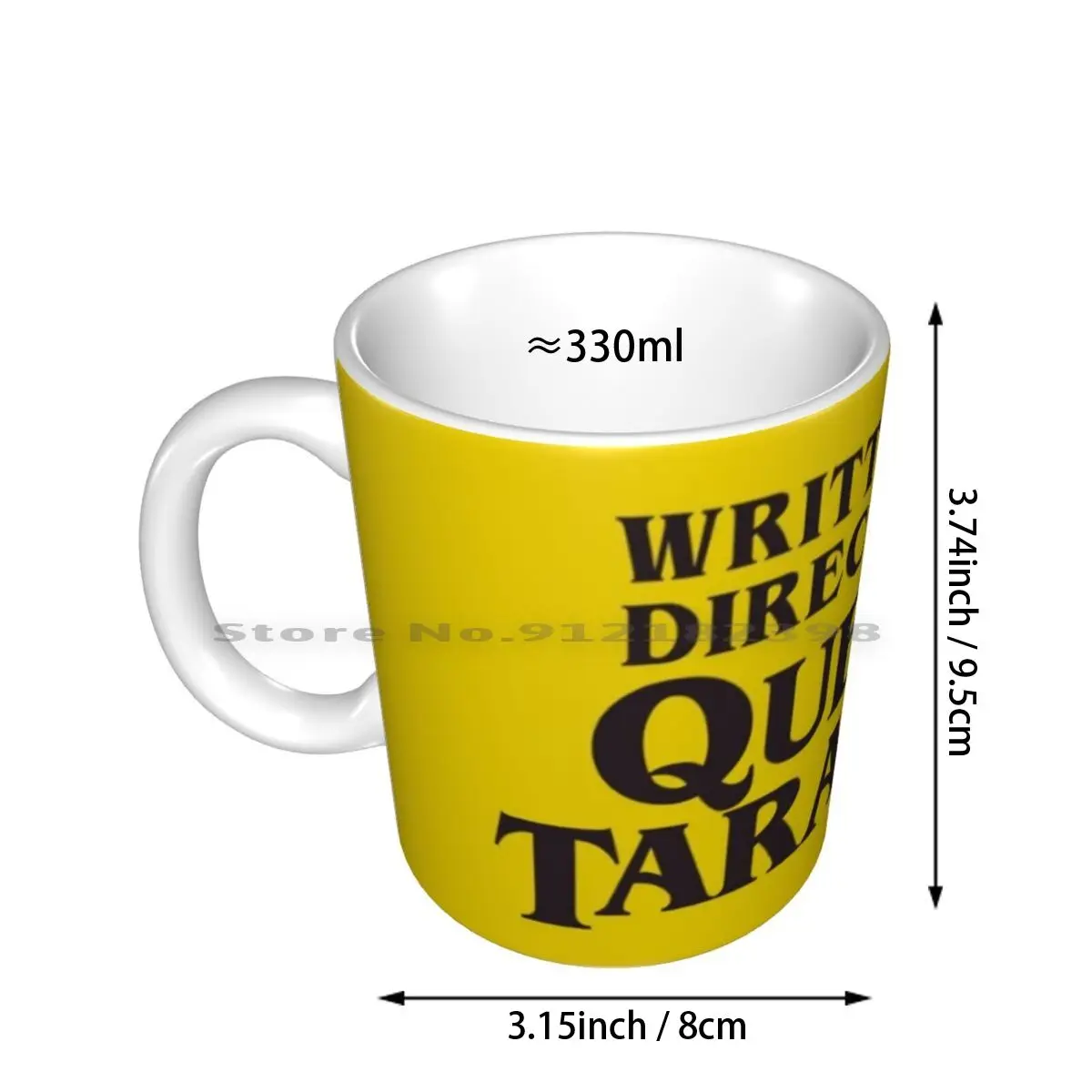 Written And Directed By Quentin Tarantino Ceramic Mugs Coffee Cups Milk Tea Mug Quentin Tarantino Tarantino Movie Movies Film