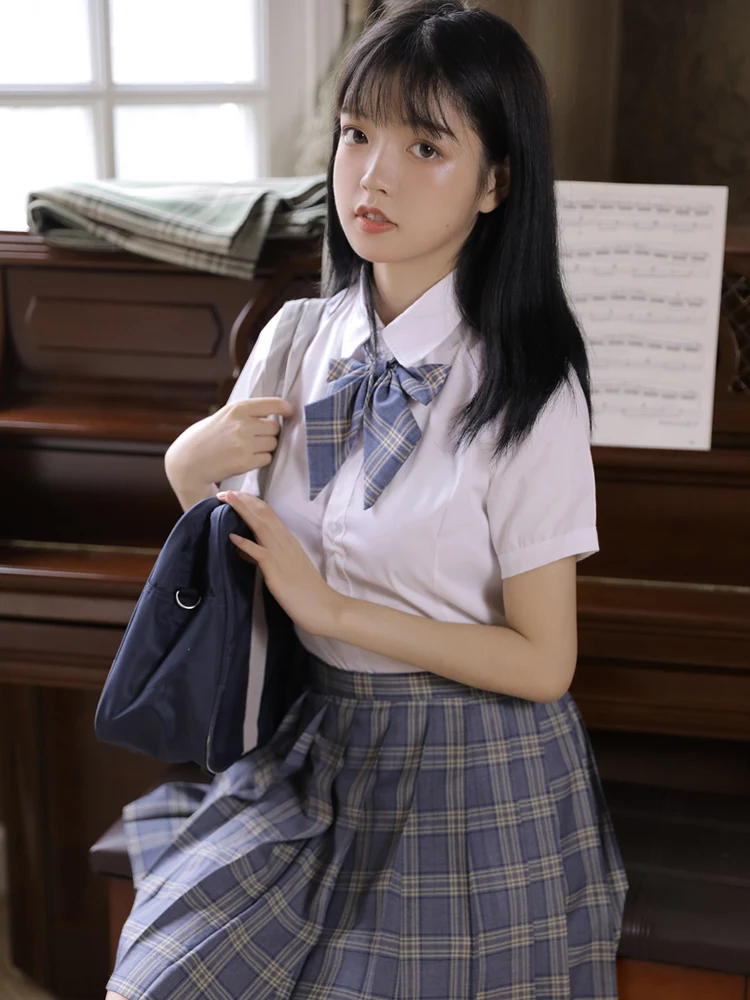 Japanse Mode High School Student College Pak Jk Uniform Plooirok School Meisje Uniform Sailor Uniform School Rok