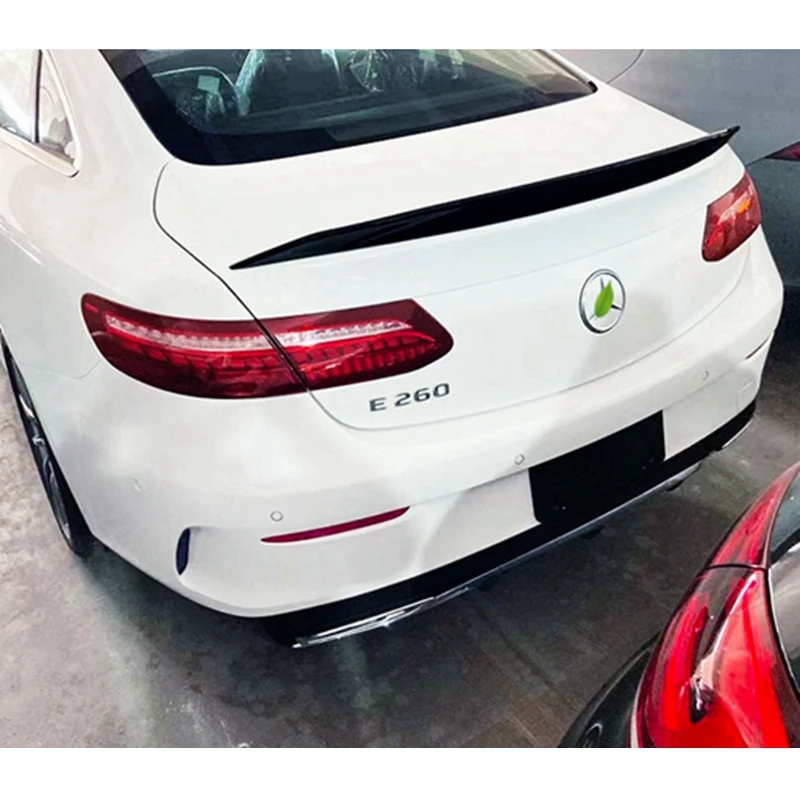 

For W213 Coupe W238 Spoiler 2017-2020 Spoiler ABS/Carbon Fiber Car Spoiler Black Color Spoiler