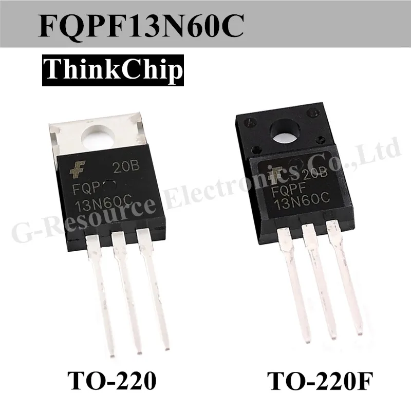 (10Pcs) FQPF13N60C TO-220/FQPF13N60C TO-220F IGBT N-Channel MOSFET 13N60C TO220 13N60 TO220F