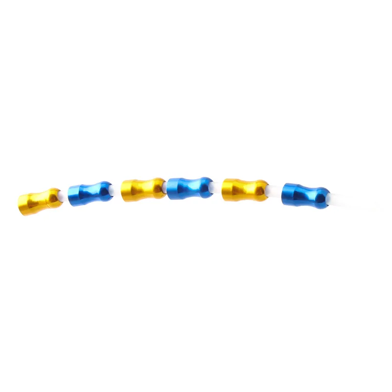 MUQZI 20pcs Bike Derailleur Shift Brake Fishbone Line Tube Cap Slub Catheter Aluminum Alloy Protection Shell Mountain Road Bicy