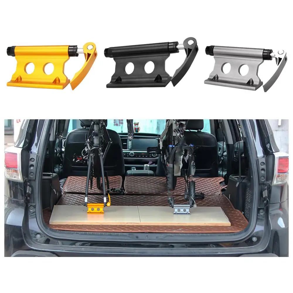 Car Roof MTB Bike Rack Quick-release Fork Installation Mount Holder Lock Truck Cycle Mount Bracket Rack Block Bicycle Accessorie