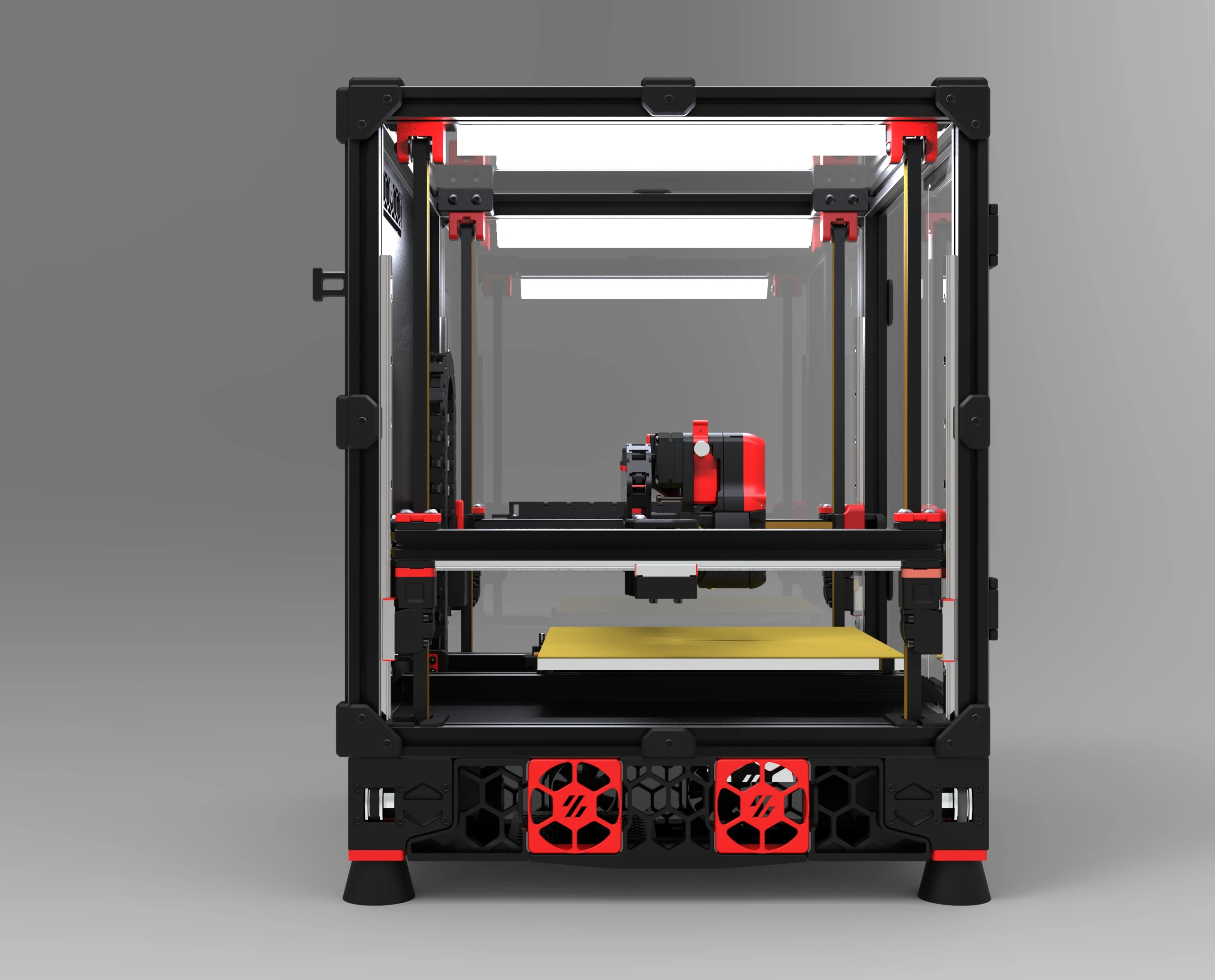 

Новинка 2021 года, 3D принтер JennyPrinter Fanatic Corexy V2.4, набор «сделай сам» содержит все детали с принтами