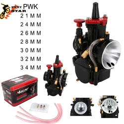 For PWK 21 24 26 28 30 32 34 For Keihin PWK Carburetor With Power Jet 2T 4T Engine For Scooter UTV ATV Universal 50cc-250cc