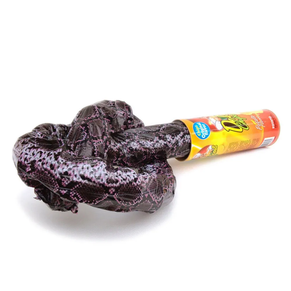 Potato Chip Can Jump Spring Snake Toys Gifts April Fool Day Halloween Party Decoration Jokes Prank Trick Funny oke Toys