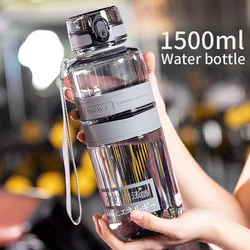 UZSPACE-BPA Free Leak Proof Water Bottle, Large Water Bottle for Gym, Fitness or Sports Outdoors, 1 L