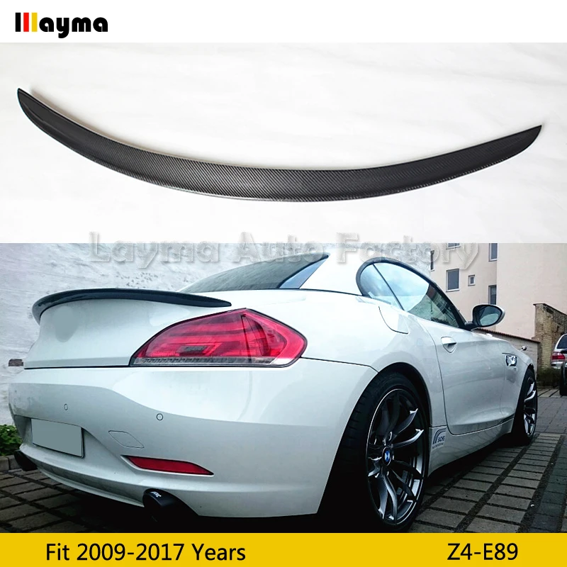 

3D style Carbon Fiber rear trunk spoiler For BMW Z4 E89 sDrive20i 23i 28i 30i 35i 2009 - 2018 Z4 3D styling Car spoiler Wing