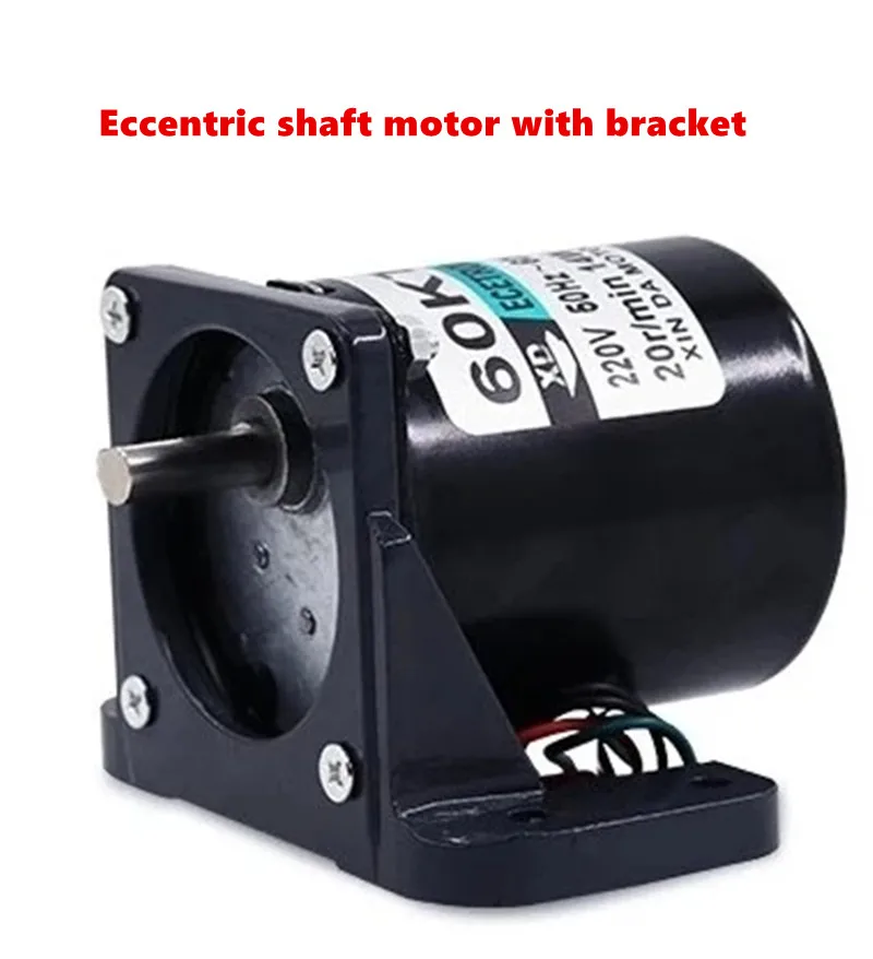 

With Bracket 60KTYZ AC Synchronous Motor Permanent Magnet Eccentric Shaft 110V/220V 14W Gear Forward and Reverse Motor