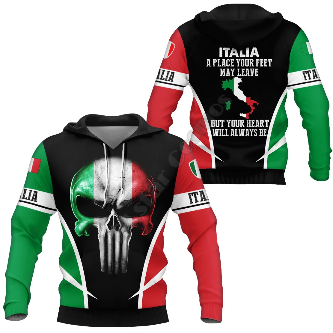 Italy hoodies 3D Printed Hoodies Fashion Pullover Men For Women Sweatshirts Sweater Cosplay Costumes