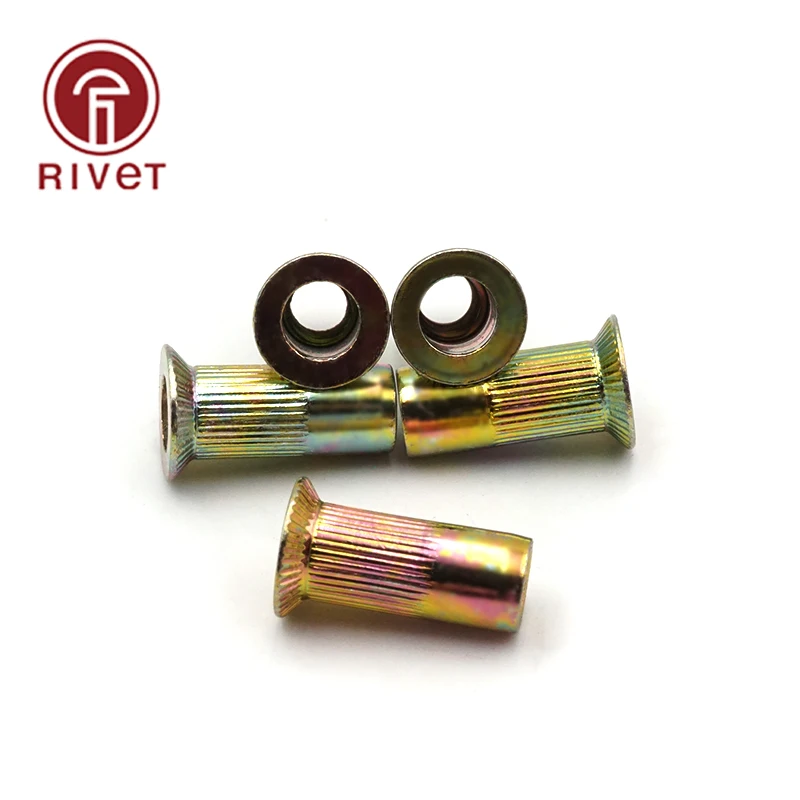 

Rivet Nut Carbon Steel Countersunk Head Metric Threaded Rivet Nut Insert Rivnut Nutsert Screw M3 M4 M5 M6 M8 M10 M12 10PCS