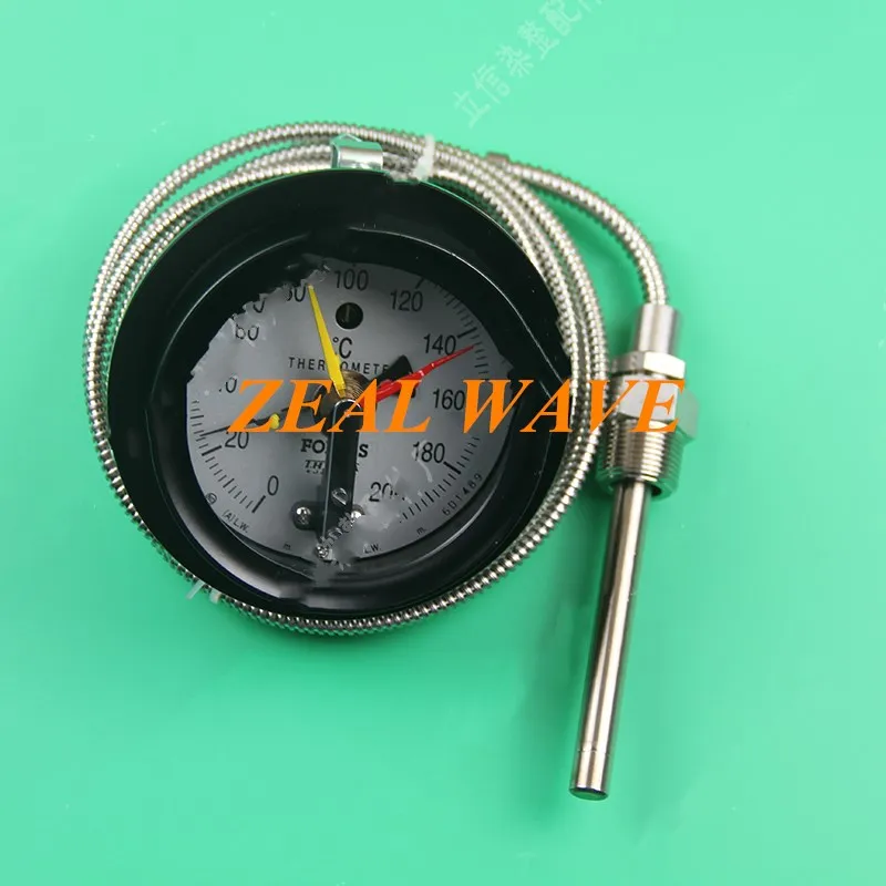 MIE-602 10 Three-Pin Thermometer THYODA Bintian 0-200℃ Brand New Fongs Dyeing Machine