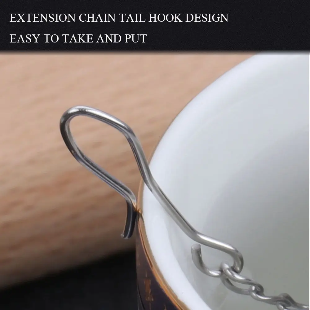 Reuse With Hook up Stainless Steel Tea Strainer Infuser Ball Seasoning Colanders Spice Filter