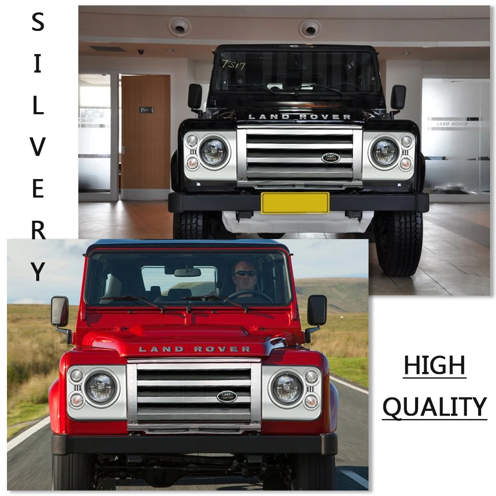 Auto Parts Car Styling Tuing Front Middle ABS Adventure Edition Style Grille For Land Rover Defender 90 110 Vehicle