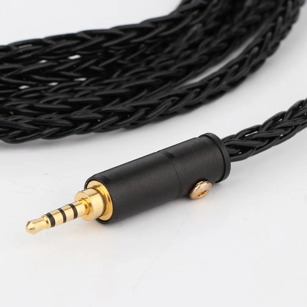 HIFI Silver Plated Headphone Upgrade Cable for Sundara Aventho focal elegia t1 t5p D7200 D600 D7100 MDR-Z7 Headphone DIY