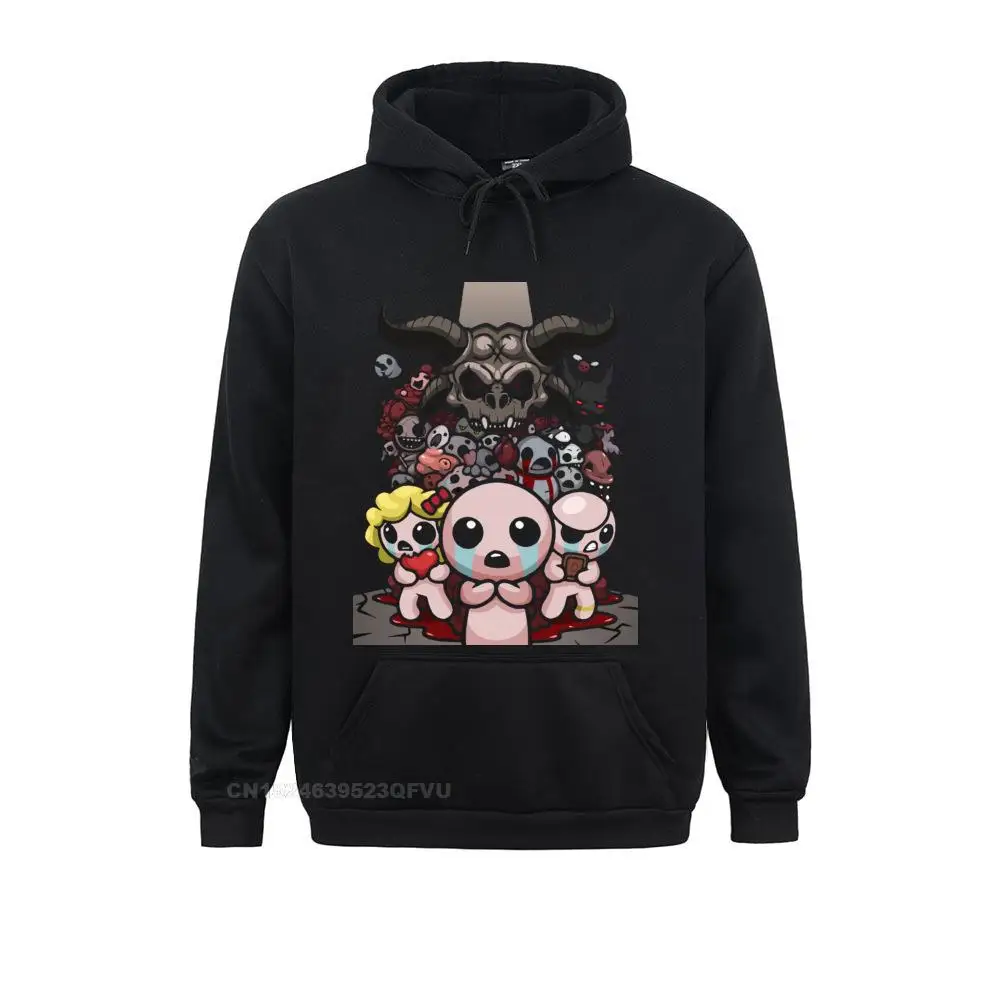 The Binding Of Isaac Men Hoodies Vintage Tees Round Neck Hoodie Cotton Printed Clothing Camisas Hombre