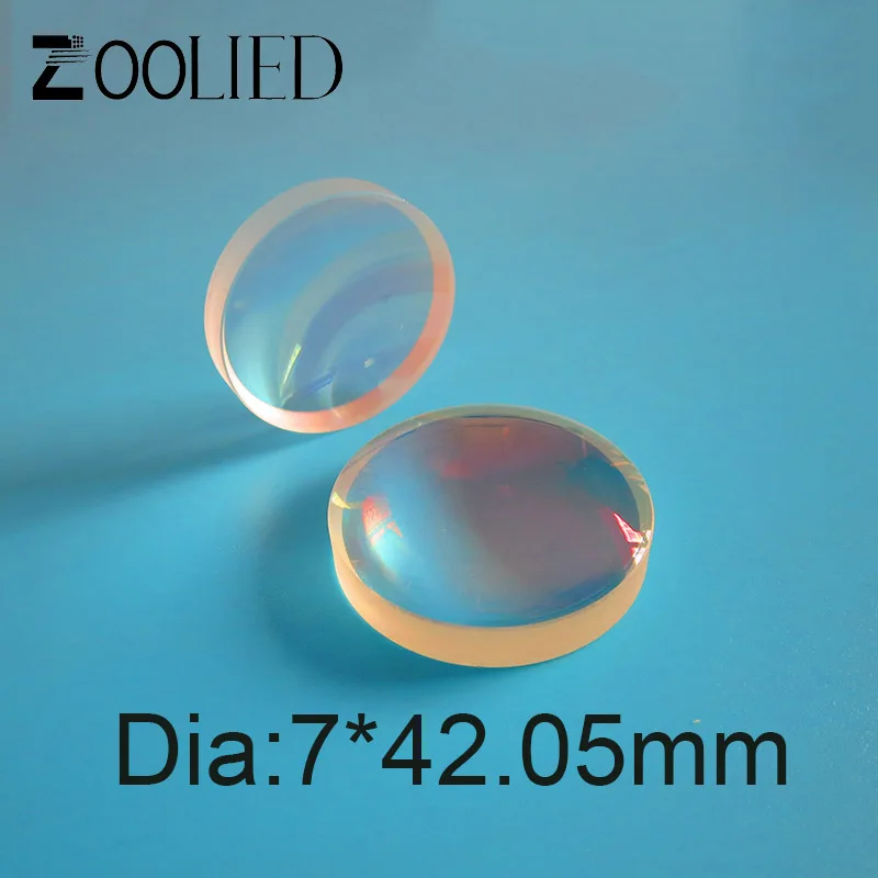 (CDGM) f2 径 7 ミリメートル FL 42.05 ミリメートル光学レンズ高品質ミニ F2 平凸レンズ医療機器楽器 #170912BX2