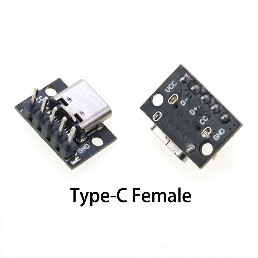 YuXi 1 قطعة USB Type-C ذكر USB 3.1 موصل سالب 90 درجة 2/4/5 دبوس كابل بيانات شحن ميناء جاك اختبار المجلس