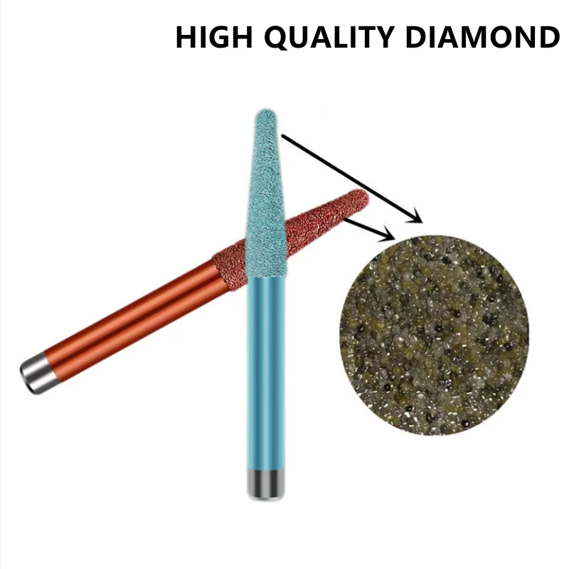 Brazed Diamond engraving Router Bit Stone Milling Cutter engraver Marble Granite Cutting Tool blades Carving Knife CNC Machine