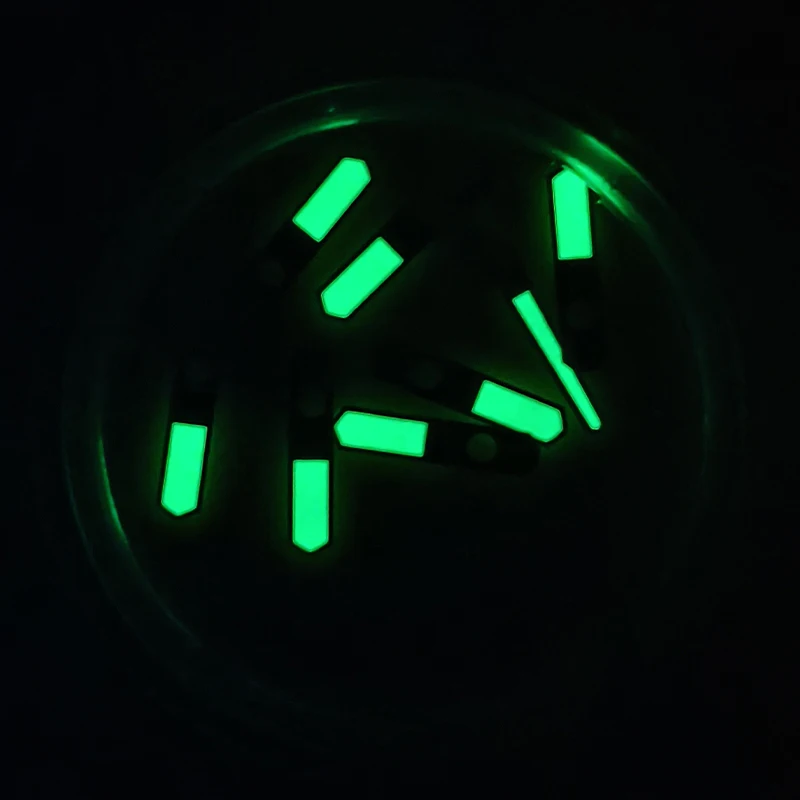 Manos de reloj SKX007 Seiko, nh35, verde luminoso para Seiko SKX007 SRPD Fit 7s26 NH36 NH35, movimiento, piezas de esfera de reloj para hombre