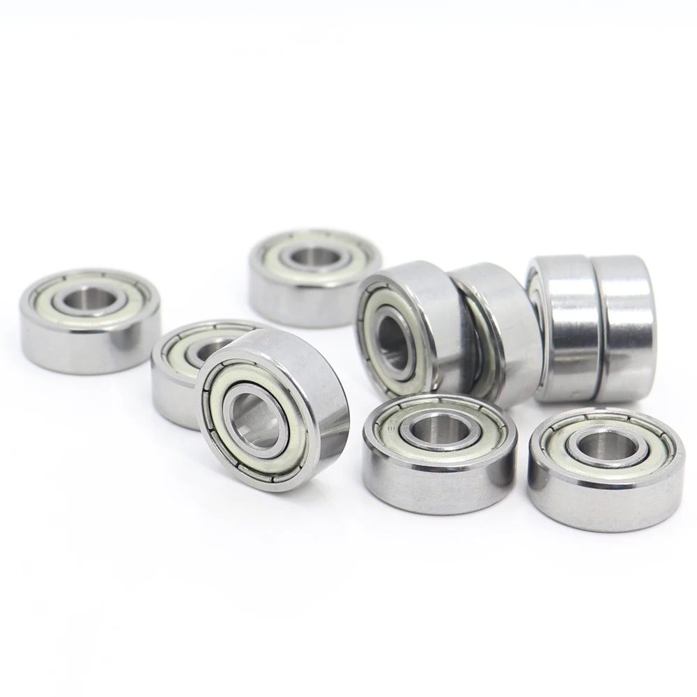 

1603ZZ ABEC-1 10PCS 5/16"x7/8"x9/32" inch Miniature Ball Bearings 7.938x22.225x7.144 mm 1603Z