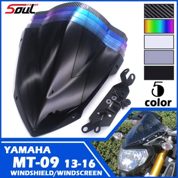 Motorrad Sport Windschutzscheibe Visier Windschutzscheibe Passend für Yamaha MT-09 MT09 SP FZ09 2013 2014 2015 2016 13-16 mt09 GEN1
