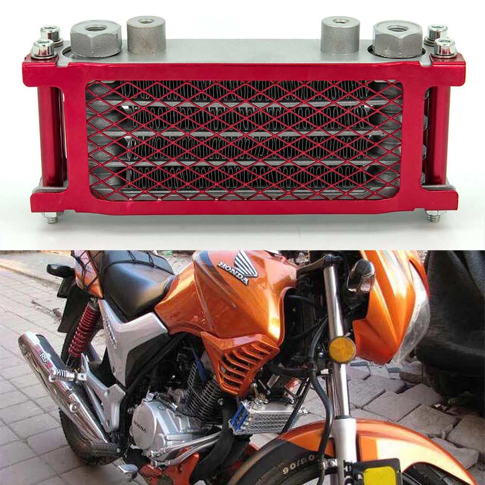 Universal Oil Cooler for Dirt Bike Pit Bike Monkey Bike ATV Quad Motorcycle Radiator Oil Cooler Cooling ATV 110cc 125cc 140cc