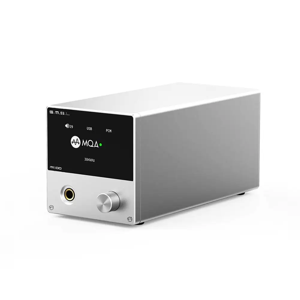 SMSL M500 MOQ USB DAC Headphone Amplifier ES9038PRO Chip RCA Optical Caoxial Audio Decorder Amplifiers DSD Mini XMOS XU-208