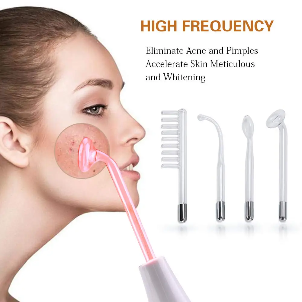 

Ozone High Frequency Skin Therapy Wand Skin Care radio frequency facial machine Acne Removel