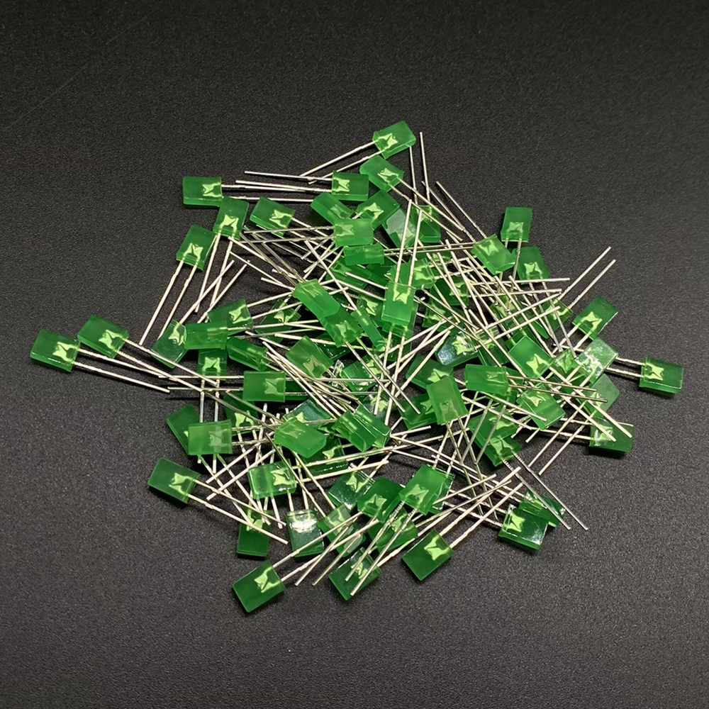 100pcs 2X3X4 square LED 234 Red light-emitting diode White Yellow Red Green Blue electronic diy kit